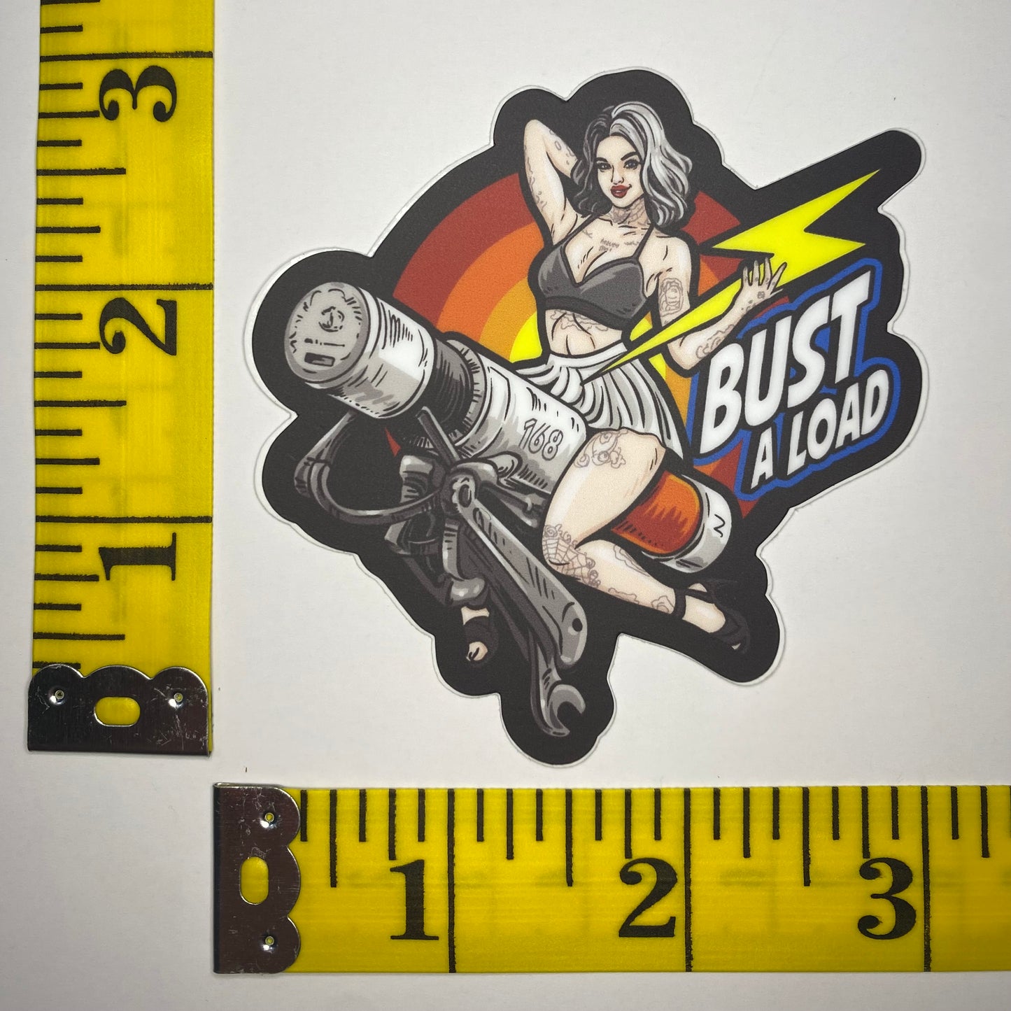 Bust A Load Sticker