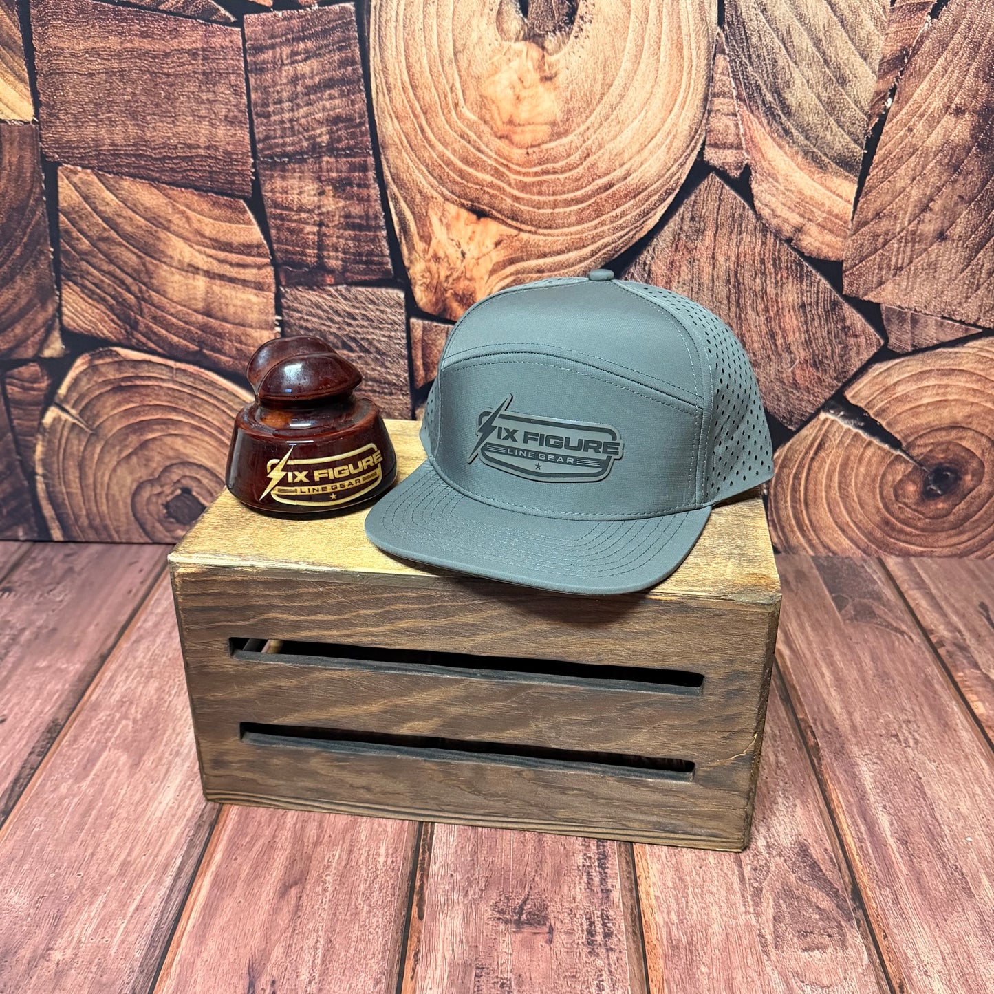 Gray Zapped Youth Panel Hat