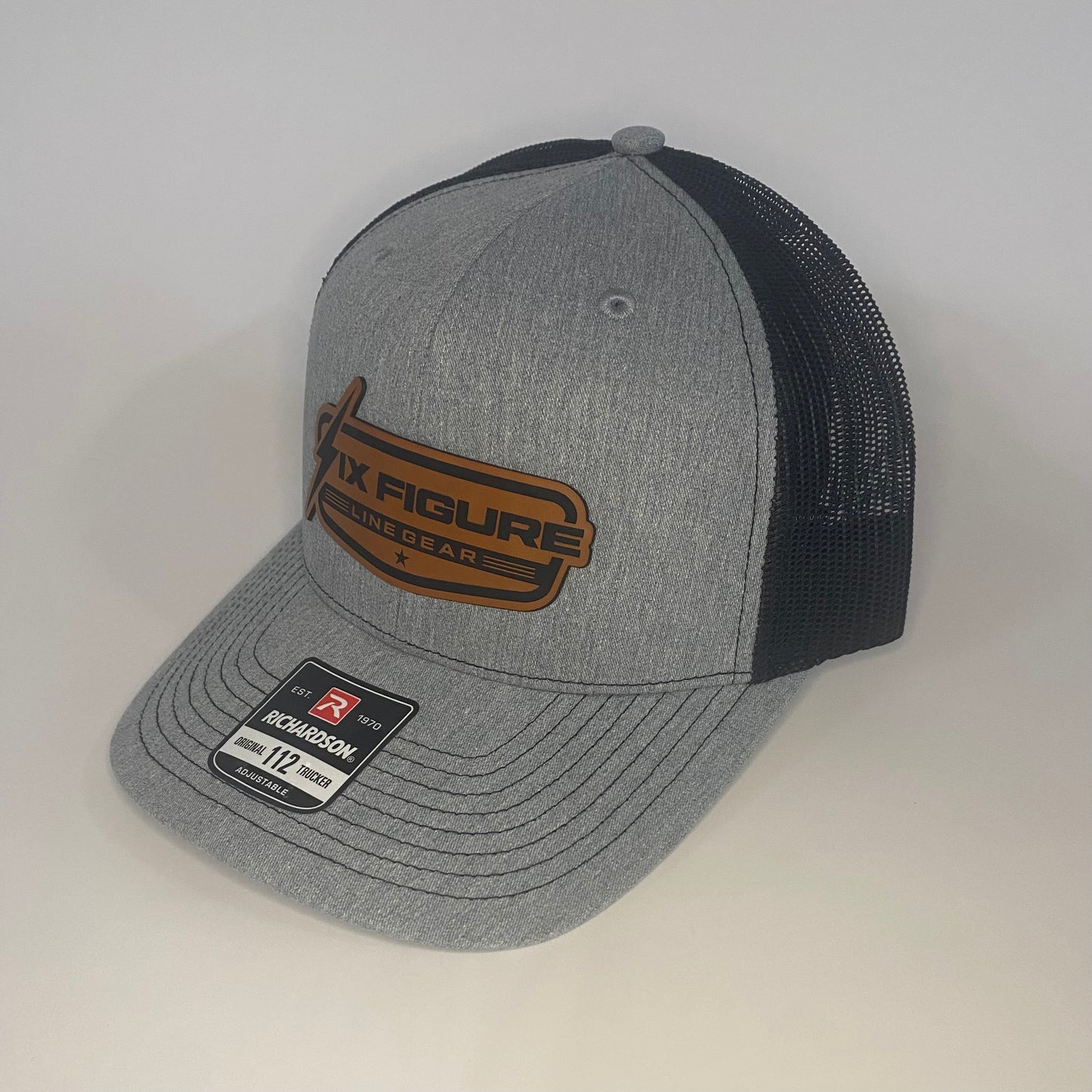 Heather Gray & Black Richardson 112 Hat