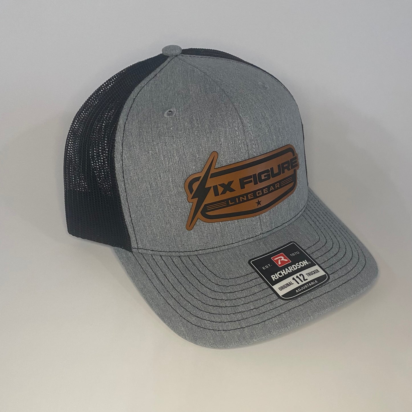 Heather Gray & Black Richardson 112 Hat