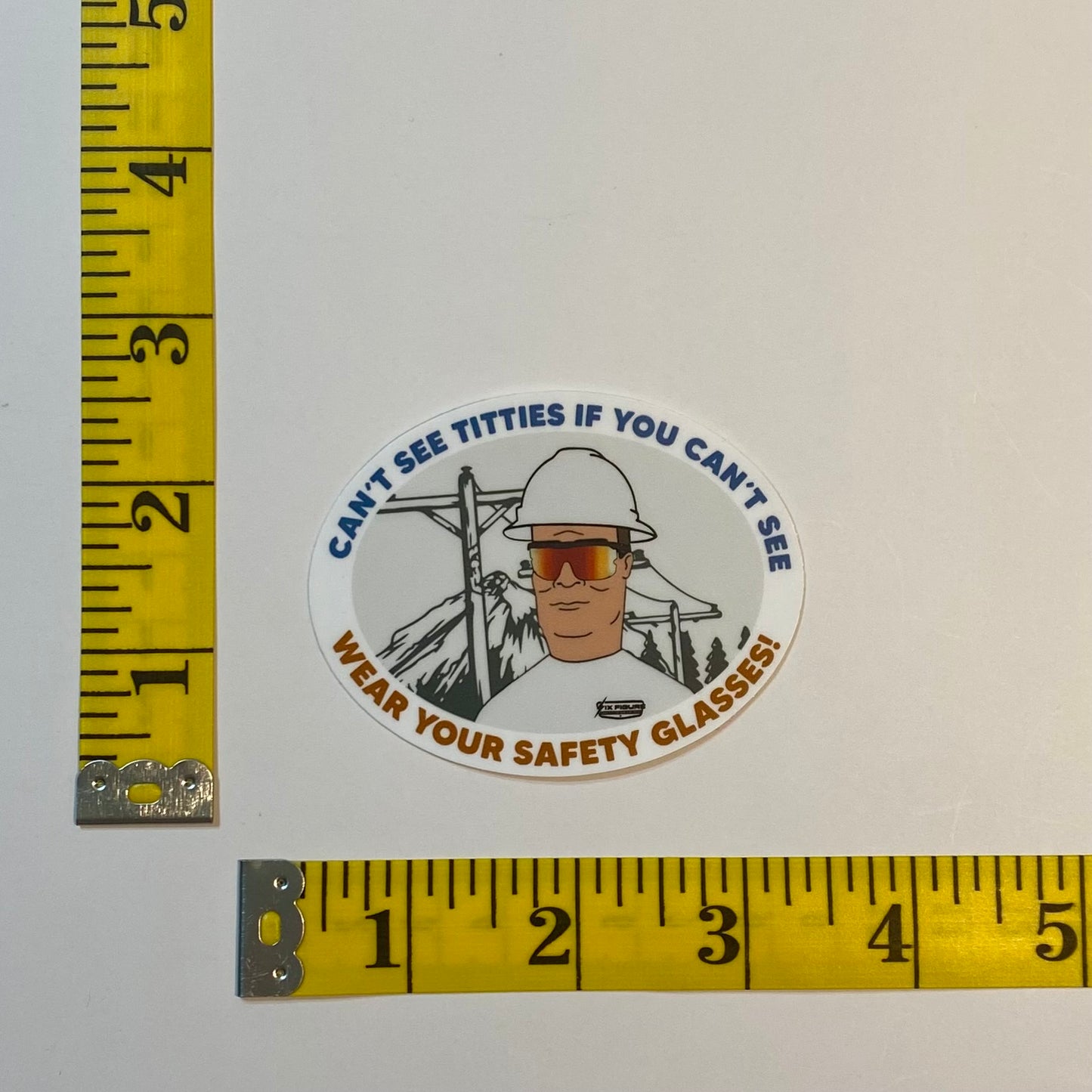 Safety First Sticker