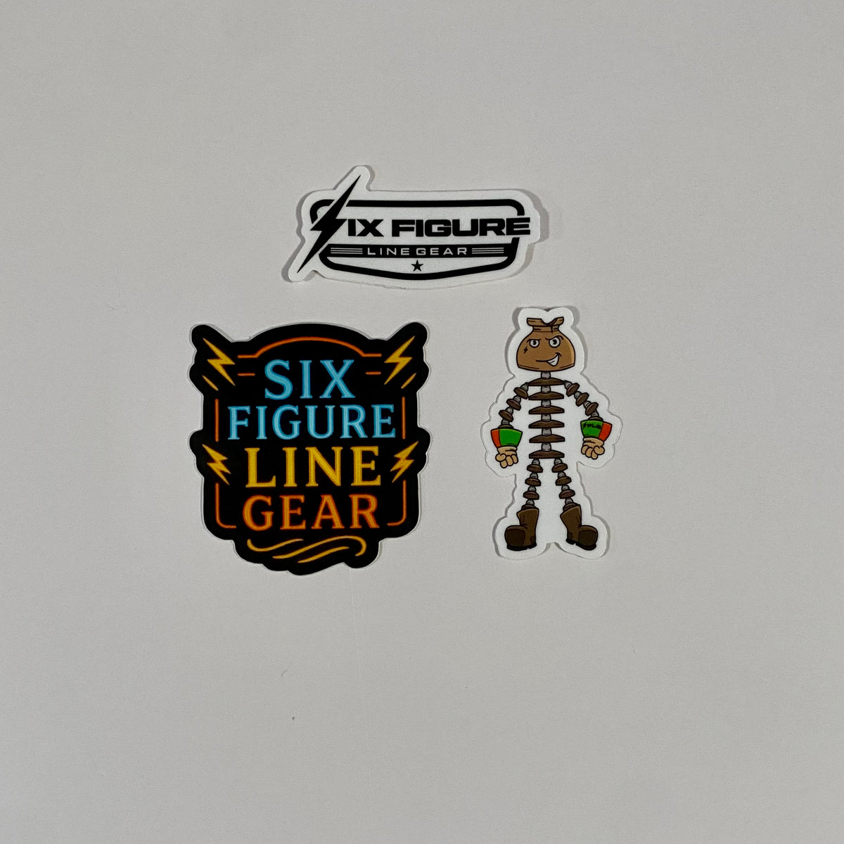 Line Sticker Figure 2nd Gen Small Stickers Sticker Pack – Six Figure Line Gear