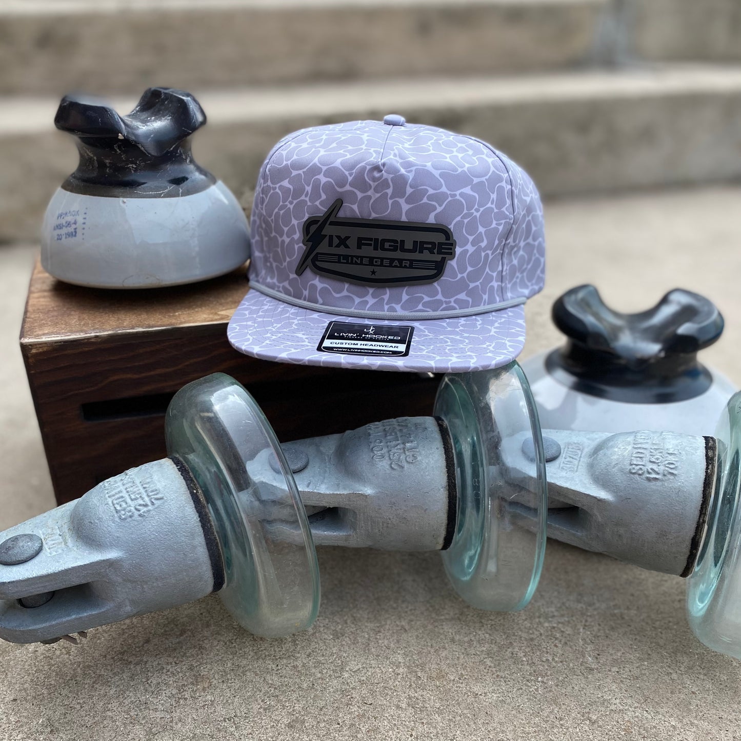 Arctic Camo Livin' Hooked Rope Hat
