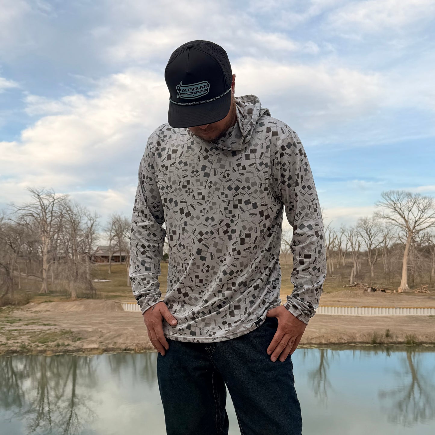 Climbers Hooded Performance Long Sleeve Shirt