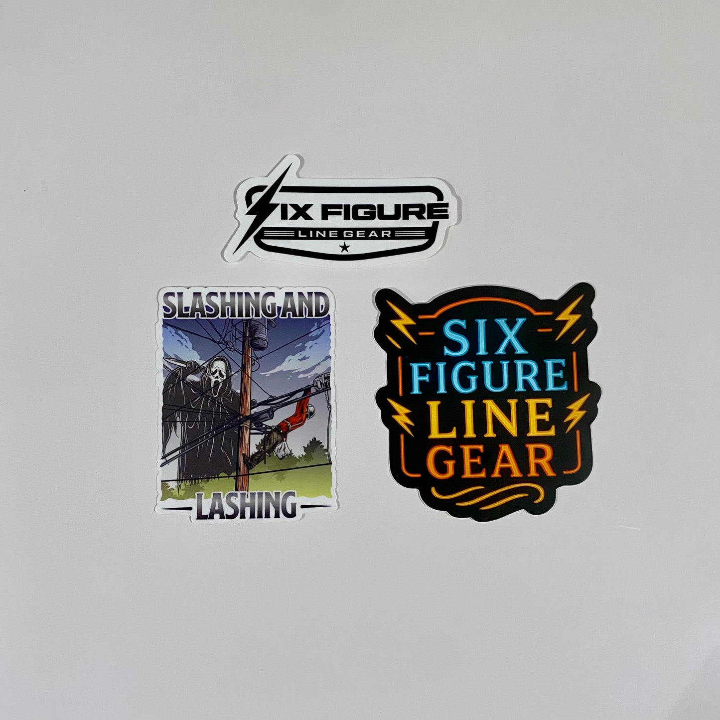 Fiber Lineman Large Stickers Sticker Pack