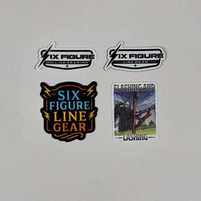 Fiber Lineman Small Stickers Sticker Pack