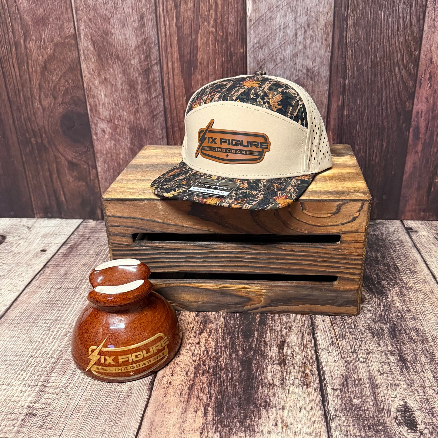 Hardwood Fall Livin' Hooked Panel Hat
