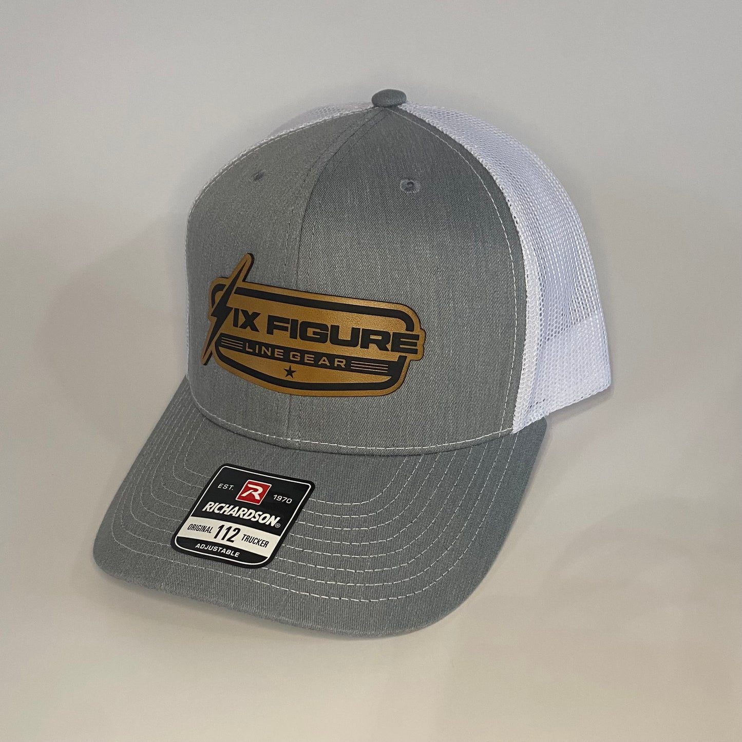 Heather Gray & White Richardson 112 Hat