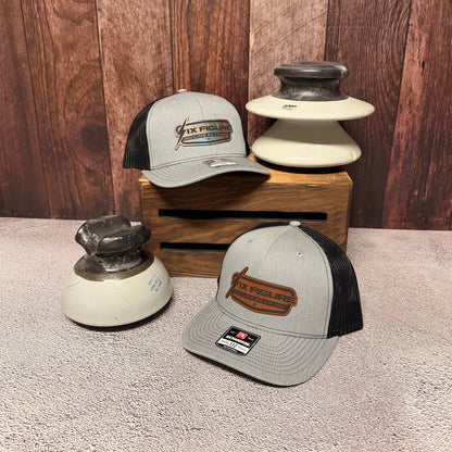 Heather Gray & Black Richardson 112 Hat