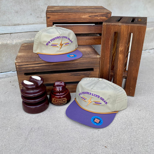Aloe & Purple Wild Bills Unisex Rope Hat