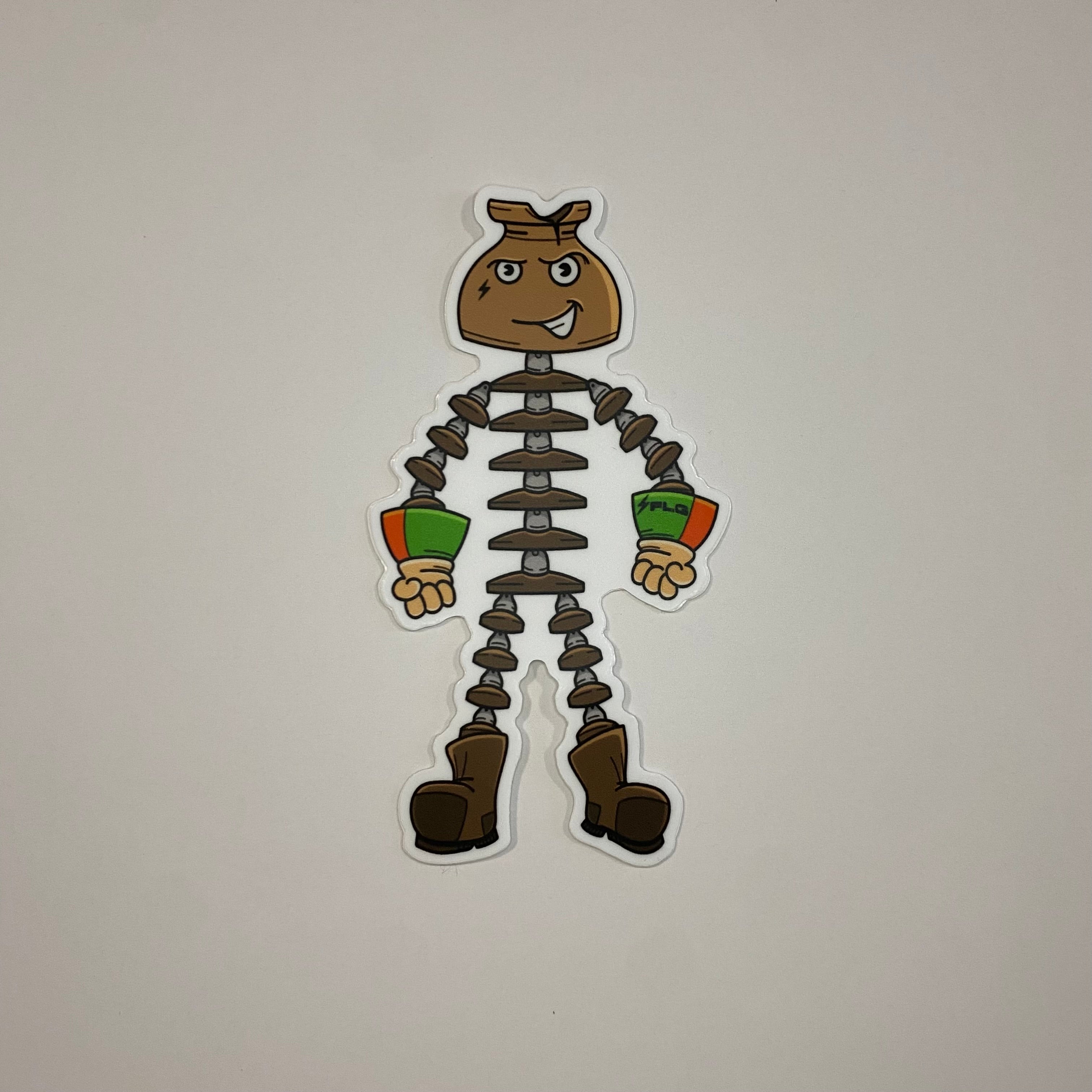 Insulator Man Sticker – Six Figure Line Gear