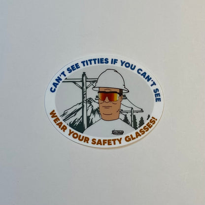 Safety First Sticker