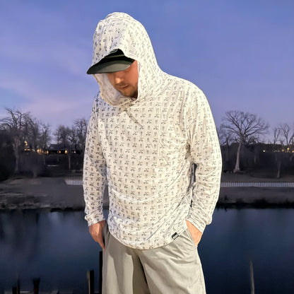 Trucks & Transformers Hooded Performance Long Sleeve Shirt