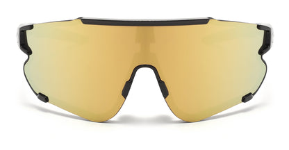 Z87+ HiViz Black Gold Mirror Polarized
